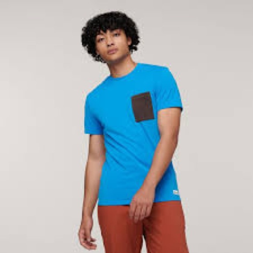 Cotopaxi Large Blue Short Sleeve Tee